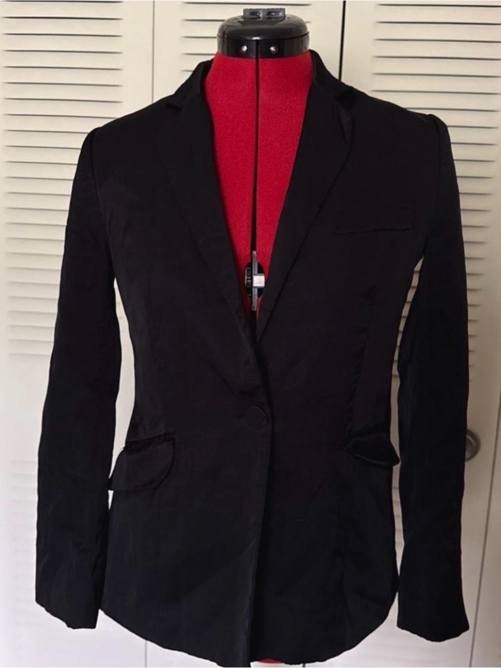 H&M Brown and Black Striped blazer